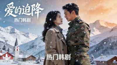 热门韩剧《爱的迫降》浪漫爱情场景高清海报